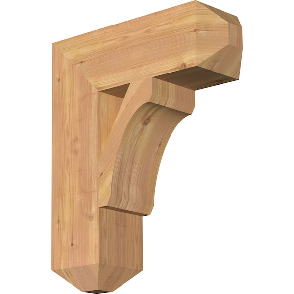 Ekena Millwork Legacy Craftsman Smooth Bracket, Western Red Cedar, 5 1/2"W x 18"D x 22"H BKT06X18X22LEC04SWR - main